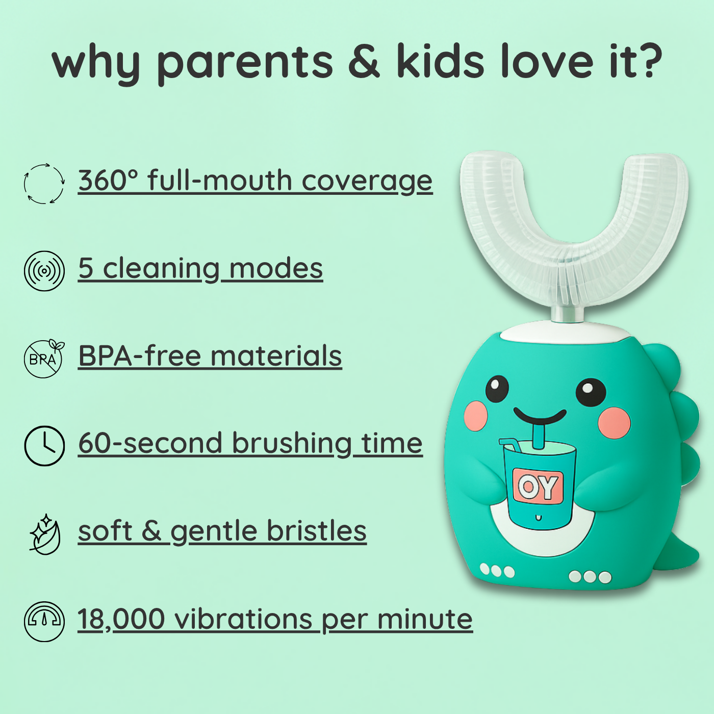 Gleers - Kids Toothbrush